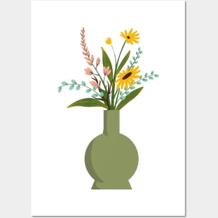 Sunflower Print | Daisies | Floral Art Print | Flower arrangement | Bouquet Posters and Art